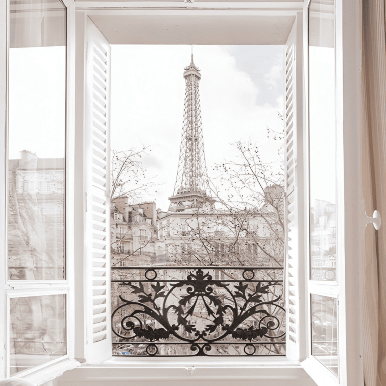 Feminine routines to feel like a Parisian – Paris apartment view